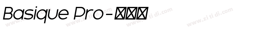 Basique Pro字体转换